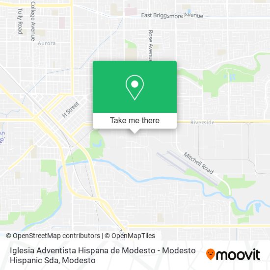 Iglesia Adventista Hispana de Modesto - Modesto Hispanic Sda map