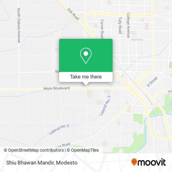 Mapa de Shiu Bhawan Mandir