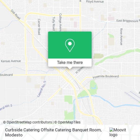 Curbside Catering Offsite Catering Banquet Room map