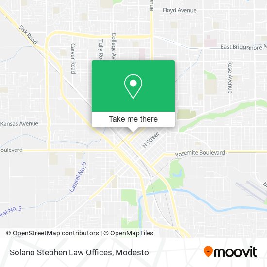 Solano Stephen Law Offices map