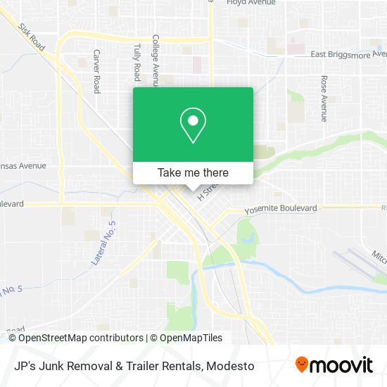 JP's Junk Removal & Trailer Rentals map
