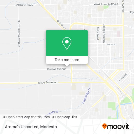 Mapa de Aroma's Uncorked