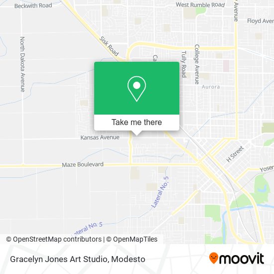 Gracelyn Jones Art Studio map