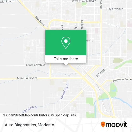 Auto Diagnostics map