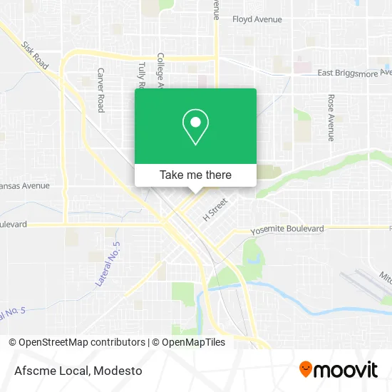 Afscme Local map