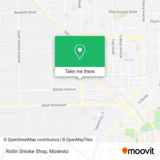 Rollin Smoke Shop map