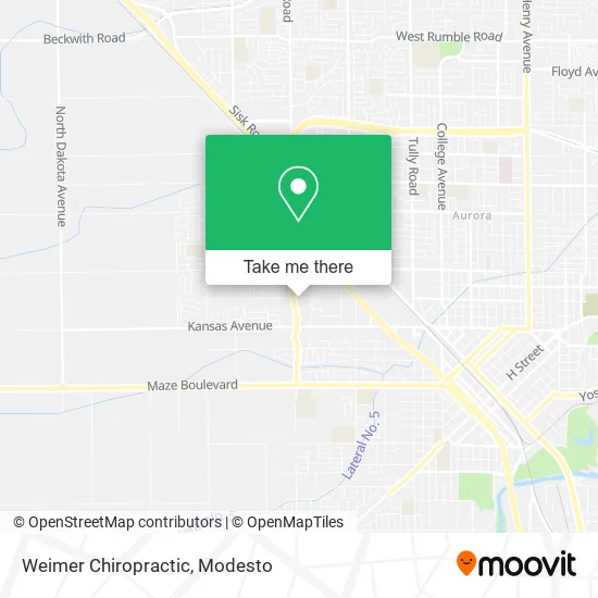 Weimer Chiropractic map