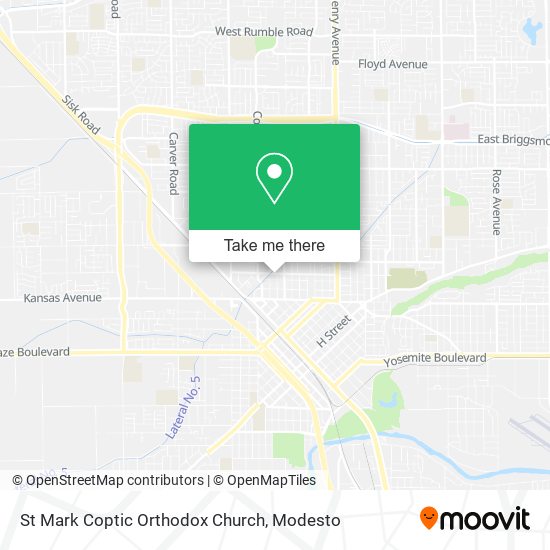 Mapa de St Mark Coptic Orthodox Church