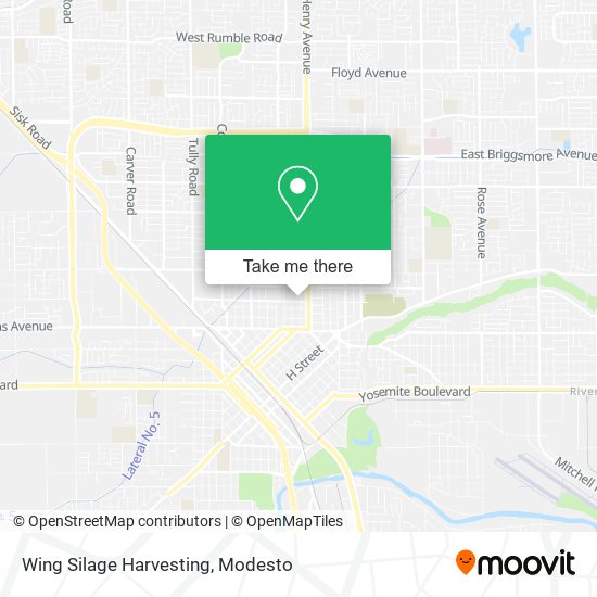 Mapa de Wing Silage Harvesting