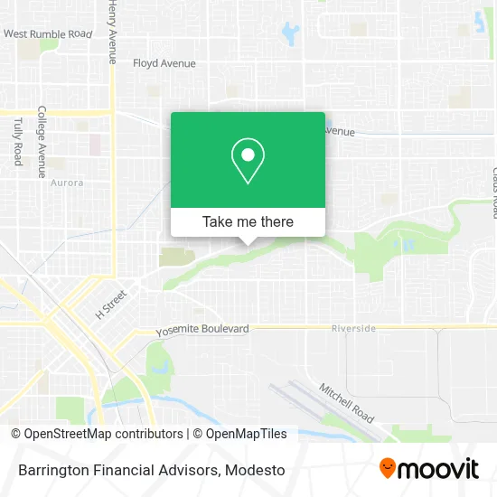 Barrington Financial Advisors map