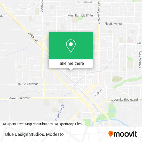 Blue Design Studios map