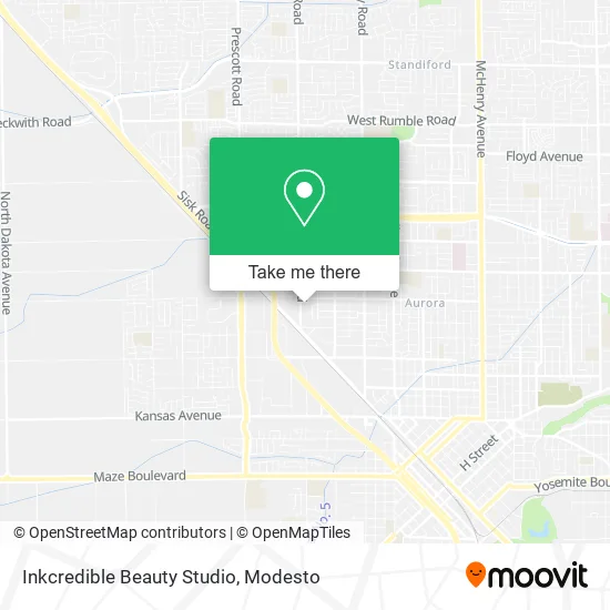 Inkcredible Beauty Studio map