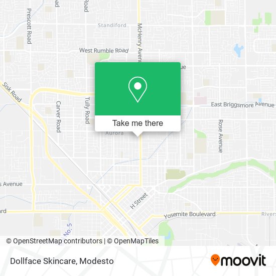 Mapa de Dollface Skincare