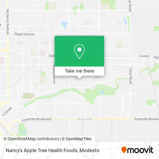 Nancy's Apple Tree Health Foods map