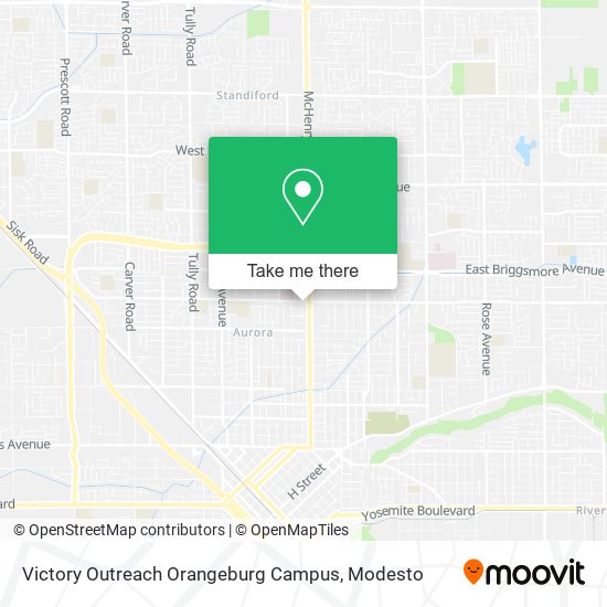 Mapa de Victory Outreach Orangeburg Campus