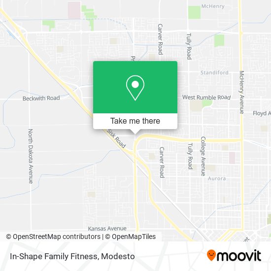 In-Shape Family Fitness map