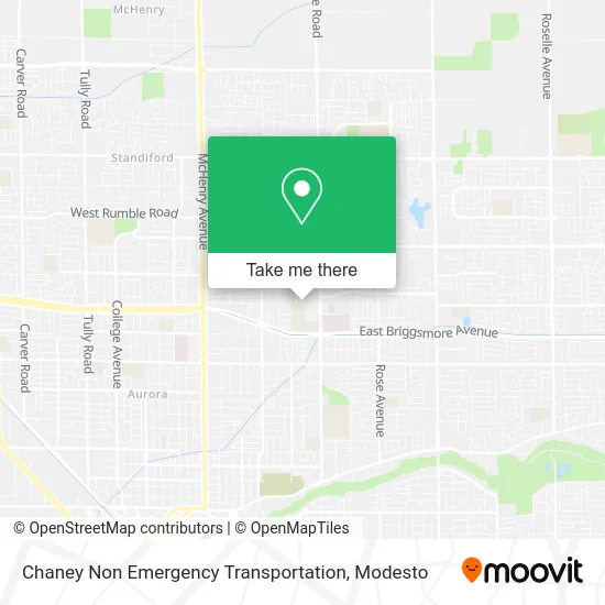 Chaney Non Emergency Transportation map