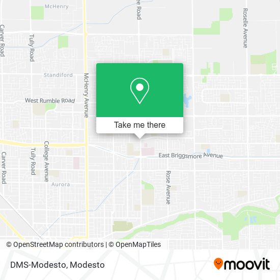 DMS-Modesto map