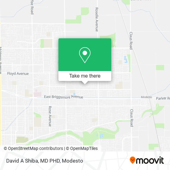 David A Shiba, MD PHD map