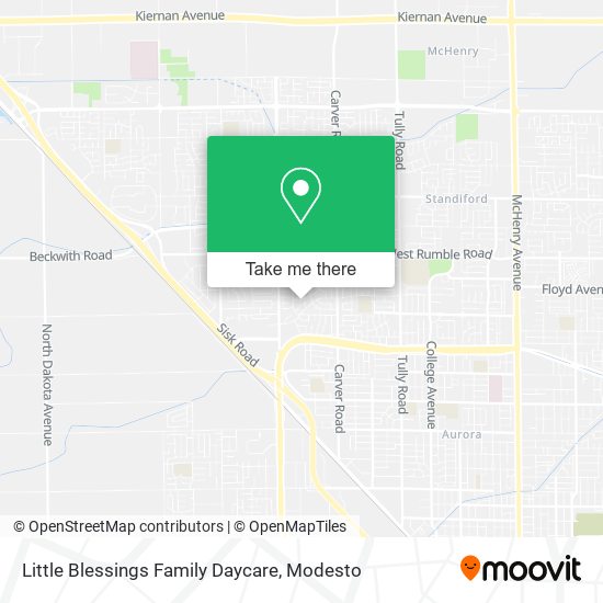 Little Blessings Family Daycare map