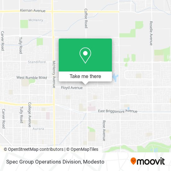 Spec Group Operations Division map