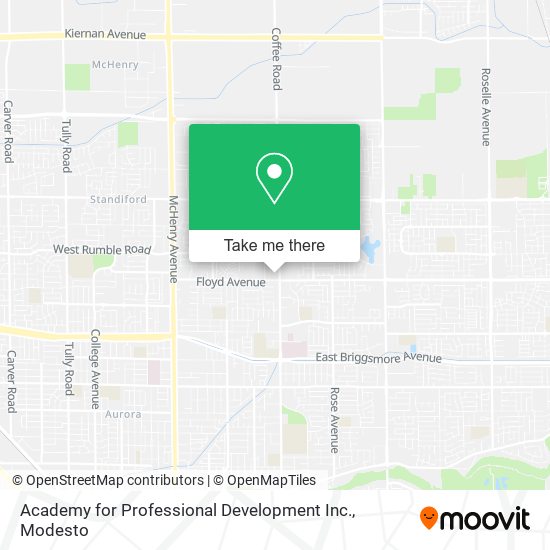 Academy for Professional Development Inc. map