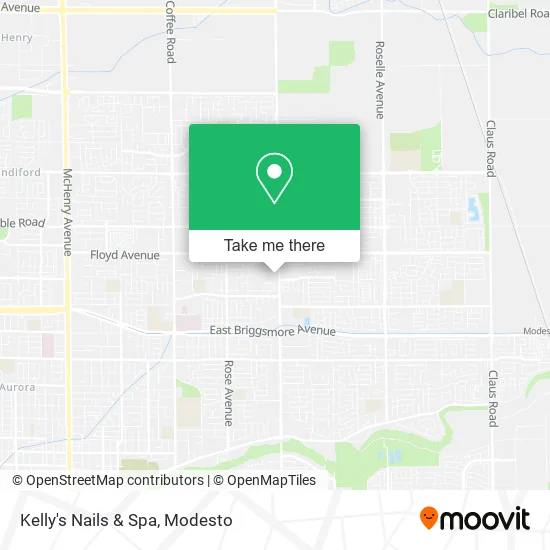 Kelly's Nails & Spa map