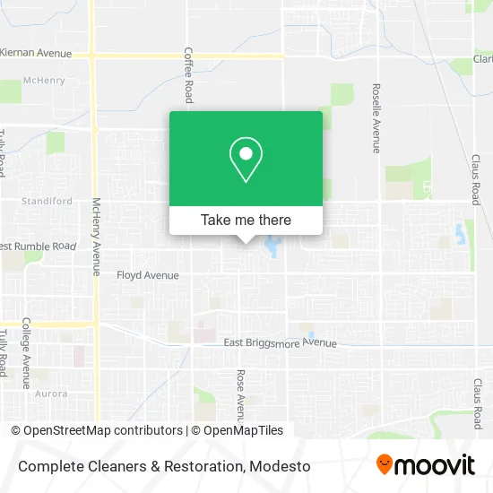 Complete Cleaners & Restoration map