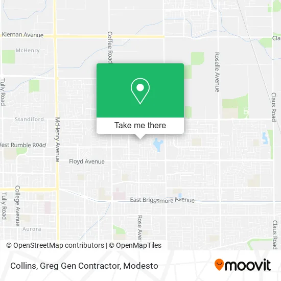 Collins, Greg Gen Contractor map