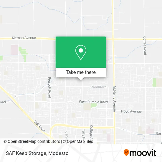 SAF Keep Storage map