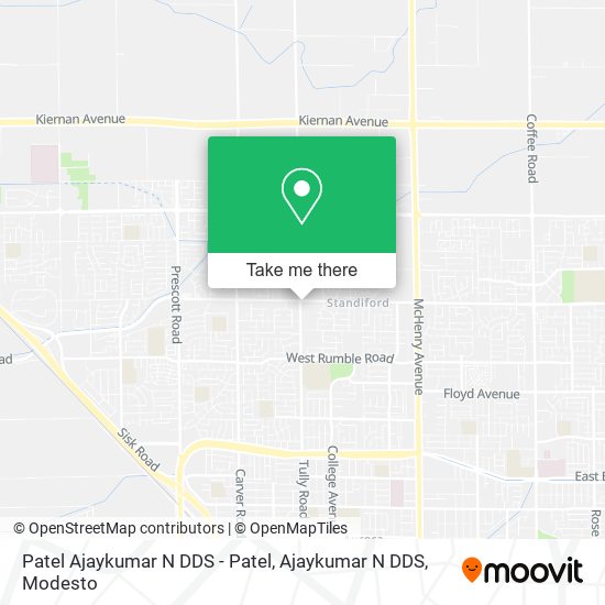 Mapa de Patel Ajaykumar N DDS - Patel, Ajaykumar N DDS