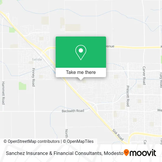 Sanchez Insurance & Financial Consultants map