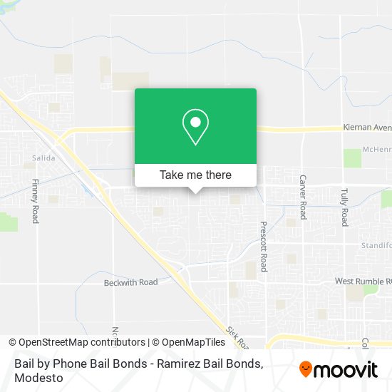 Mapa de Bail by Phone Bail Bonds - Ramirez Bail Bonds