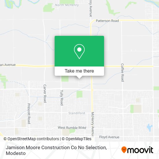 Jamison Moore Construction Co No Selection map