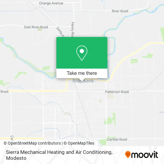 Sierra Mechanical Heating and Air Conditioning map