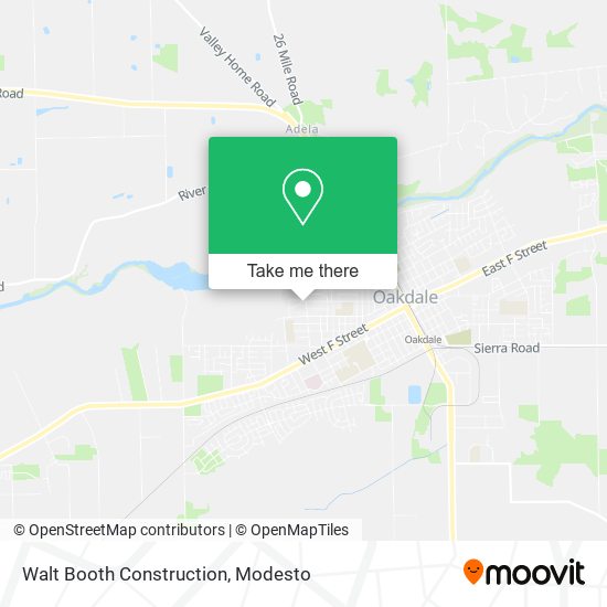 Mapa de Walt Booth Construction