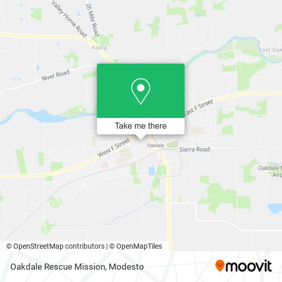 Oakdale Rescue Mission map