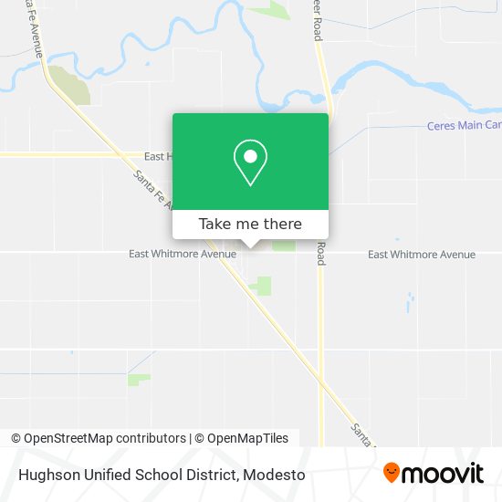 Hughson Unified School District map