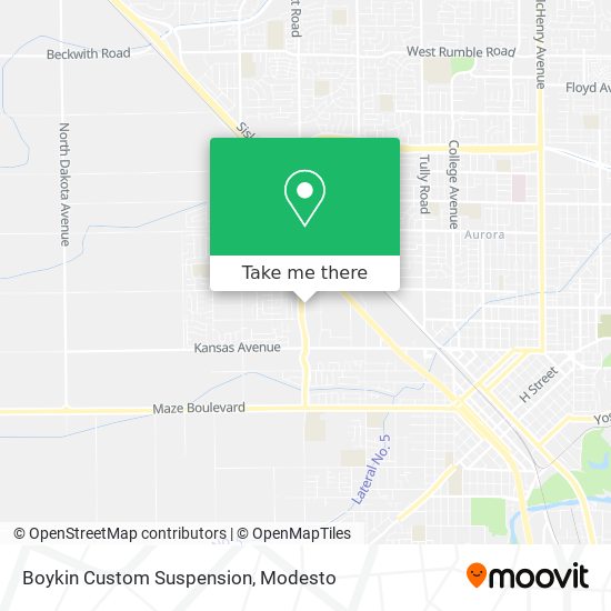 Boykin Custom Suspension map