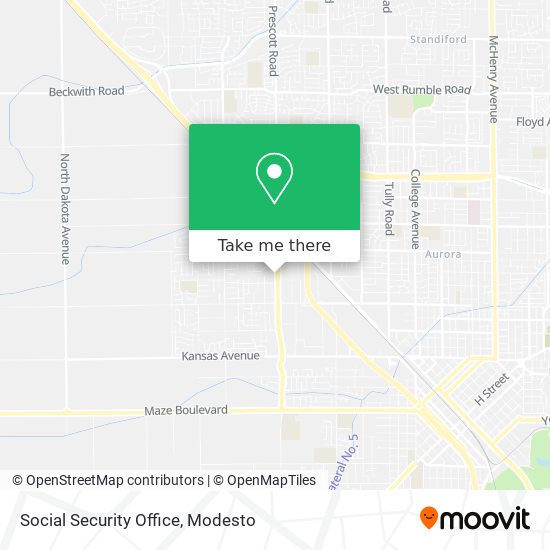 Social Security Office map