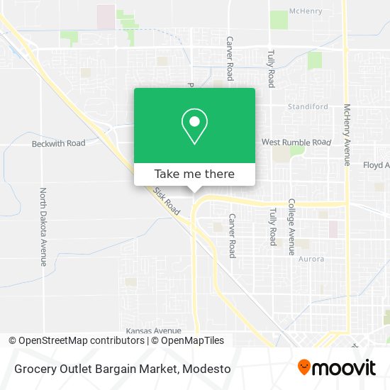 Grocery Outlet Bargain Market map