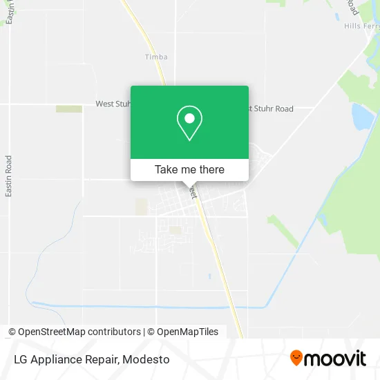 LG Appliance Repair map