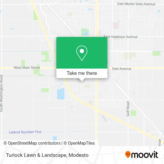 Turlock Lawn & Landscape map