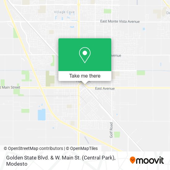 Mapa de Golden State Blvd. & W. Main St. (Central Park)