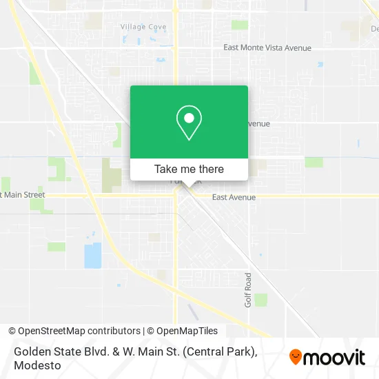 Golden State Blvd. & W. Main St. (Central Park) map