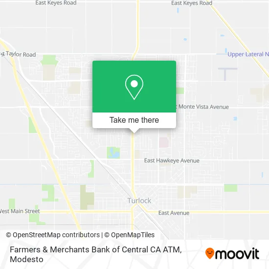 Farmers & Merchants Bank of Central CA ATM map