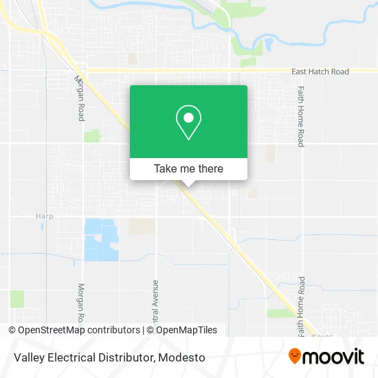Valley Electrical Distributor map