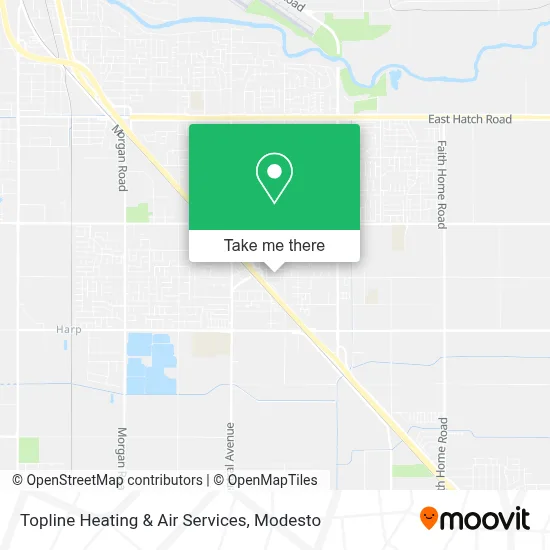 Topline Heating & Air Services map