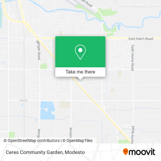 Ceres Community Garden map