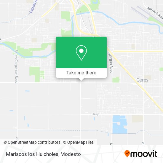 Mapa de Mariscos los Huicholes